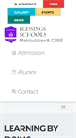 Mobile Screenshot of blessingseducation.org
