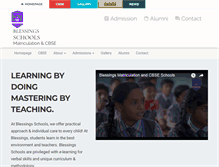 Tablet Screenshot of blessingseducation.org